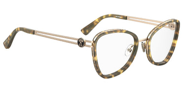 Premium Women Moschino Eyeglasses: MOS584 - Havana(2) - SpecSMART Eye Clinic (Diagonal View)